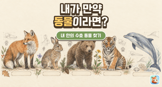 내 안에 있는 감정 동물은?