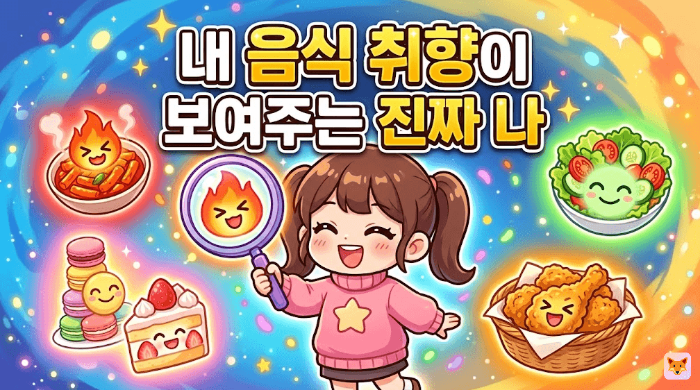 내 음식 취향이 보여주는 진짜 나