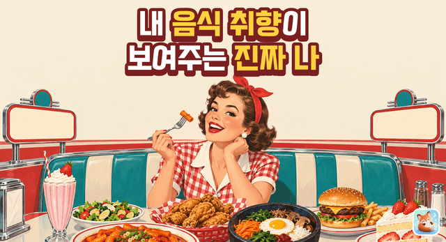 내 음식 취향이 보여주는 진짜 나