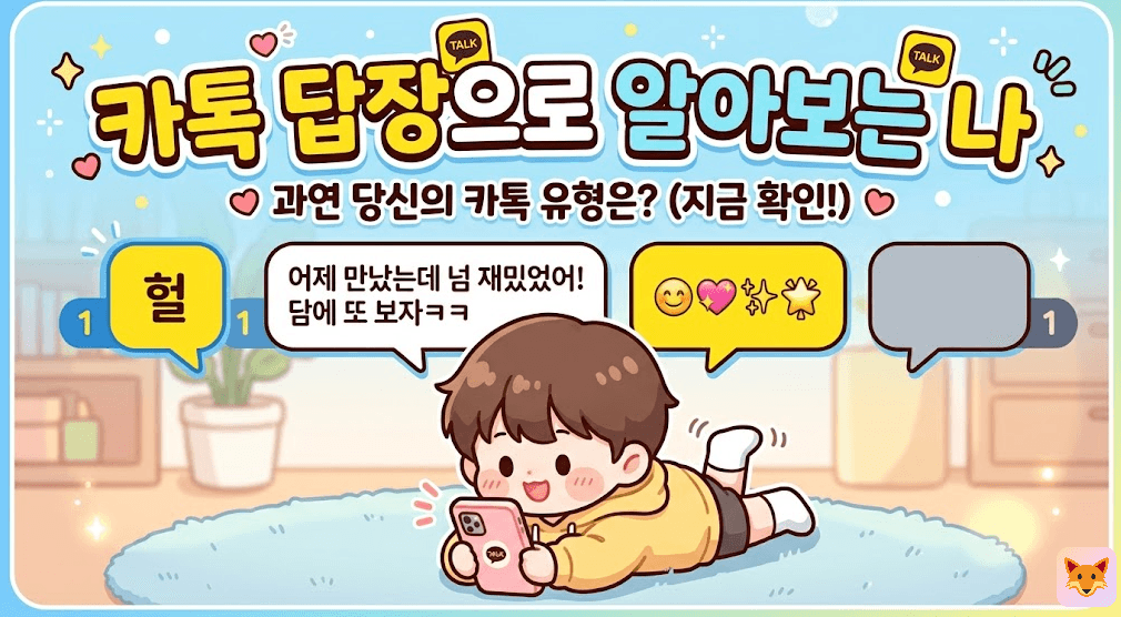 카톡 답장으로 보는 진짜 나