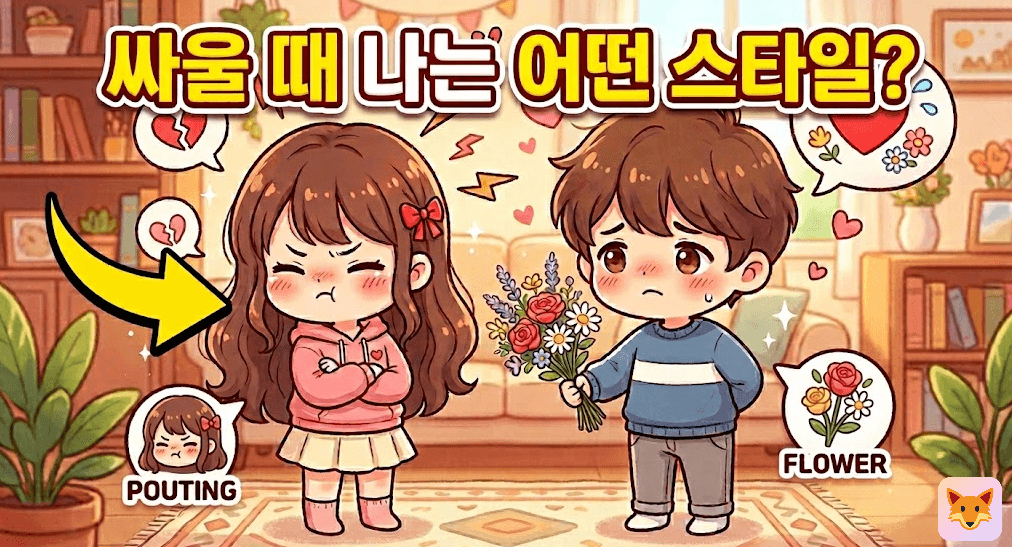 연애 싸울 때 나는 어떤 스타일?