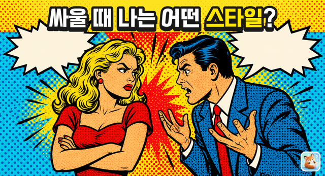 연애 싸울 때 나는 어떤 스타일?