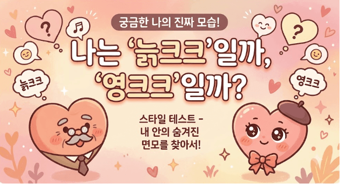 늙크크 vs 영크크 테스트