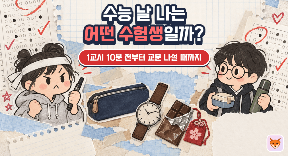 수능 날 나는 어떤 수험생일까?
