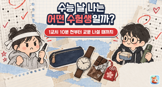 수능 날 나는 어떤 수험생일까?