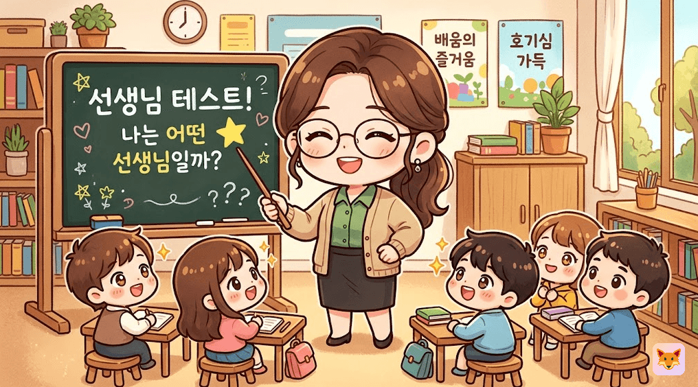 선생님 테스트 - 만약 내가 선생님이라면?
