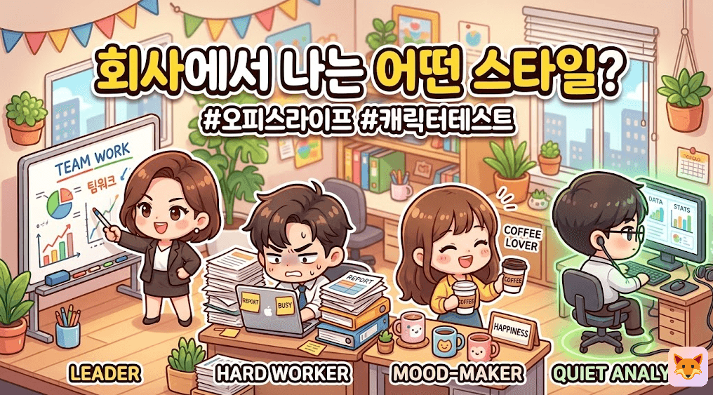 회사에서 나는 어떤 캐릭터?